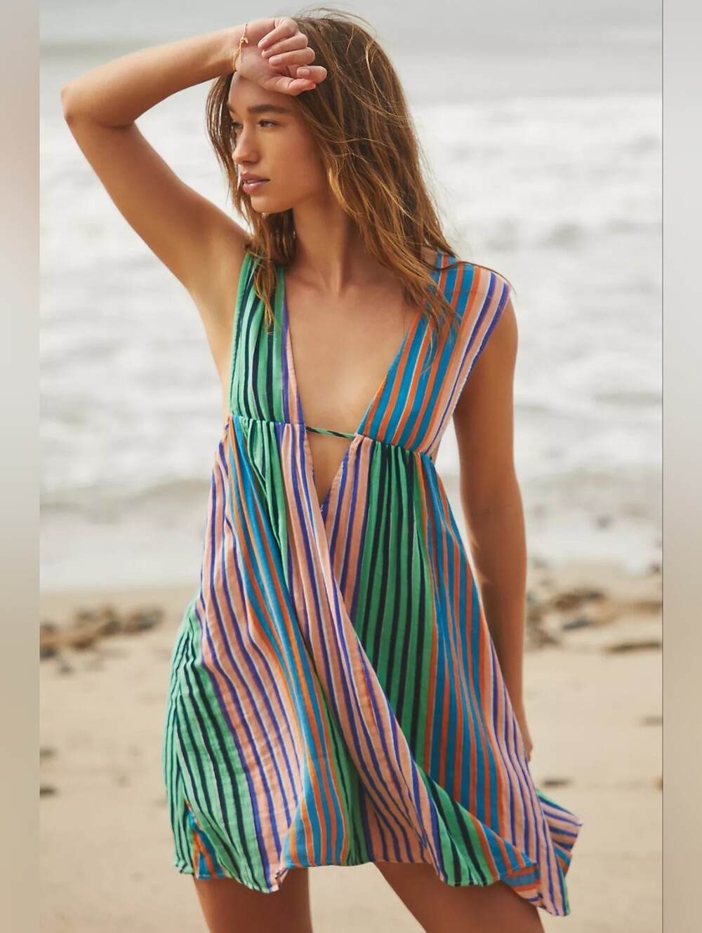 ANTHROPOLOGIE Striped mini Dress